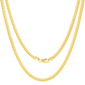 14k Yellow Gold Cuban Link Chain Necklace R281