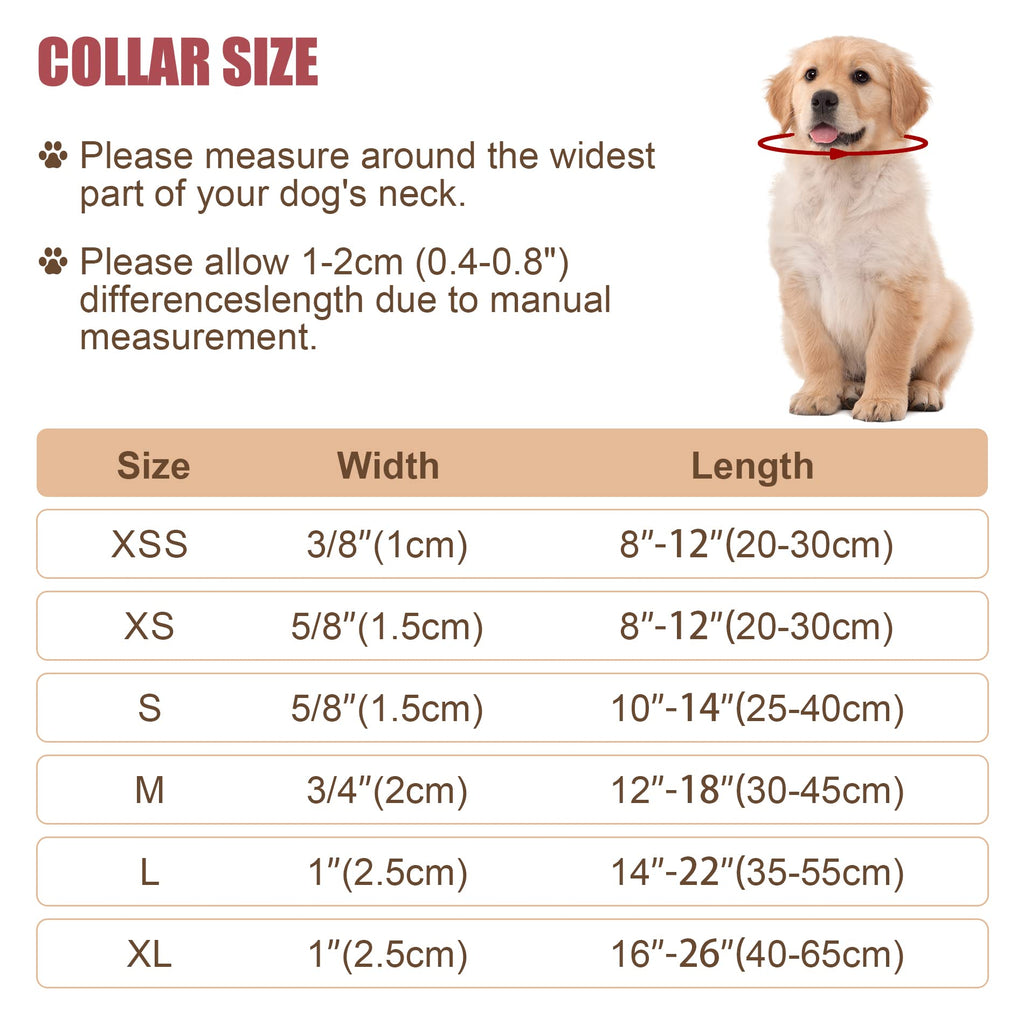 Reflective Adjustable Pink Dog Collar W780