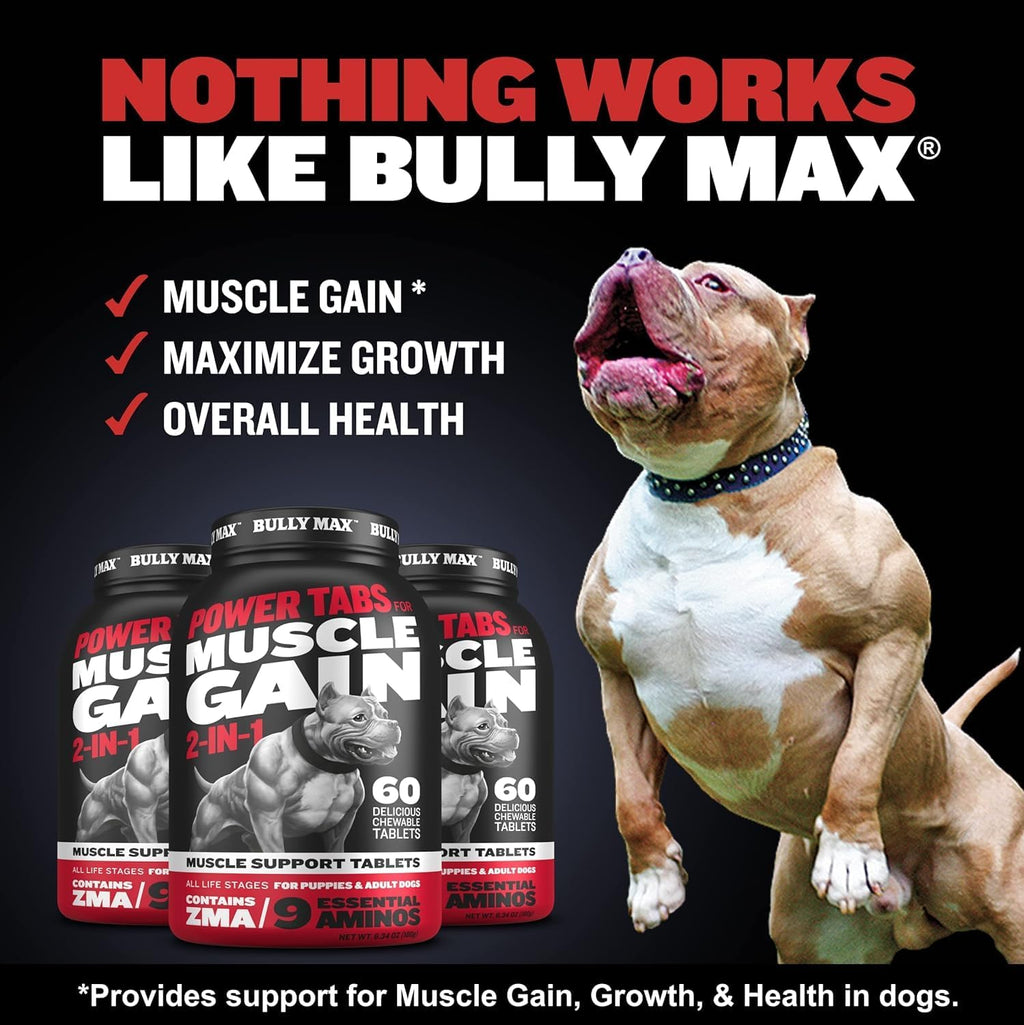 Liquid Dog Muscle Builder and Power Tabs Bundle G9368