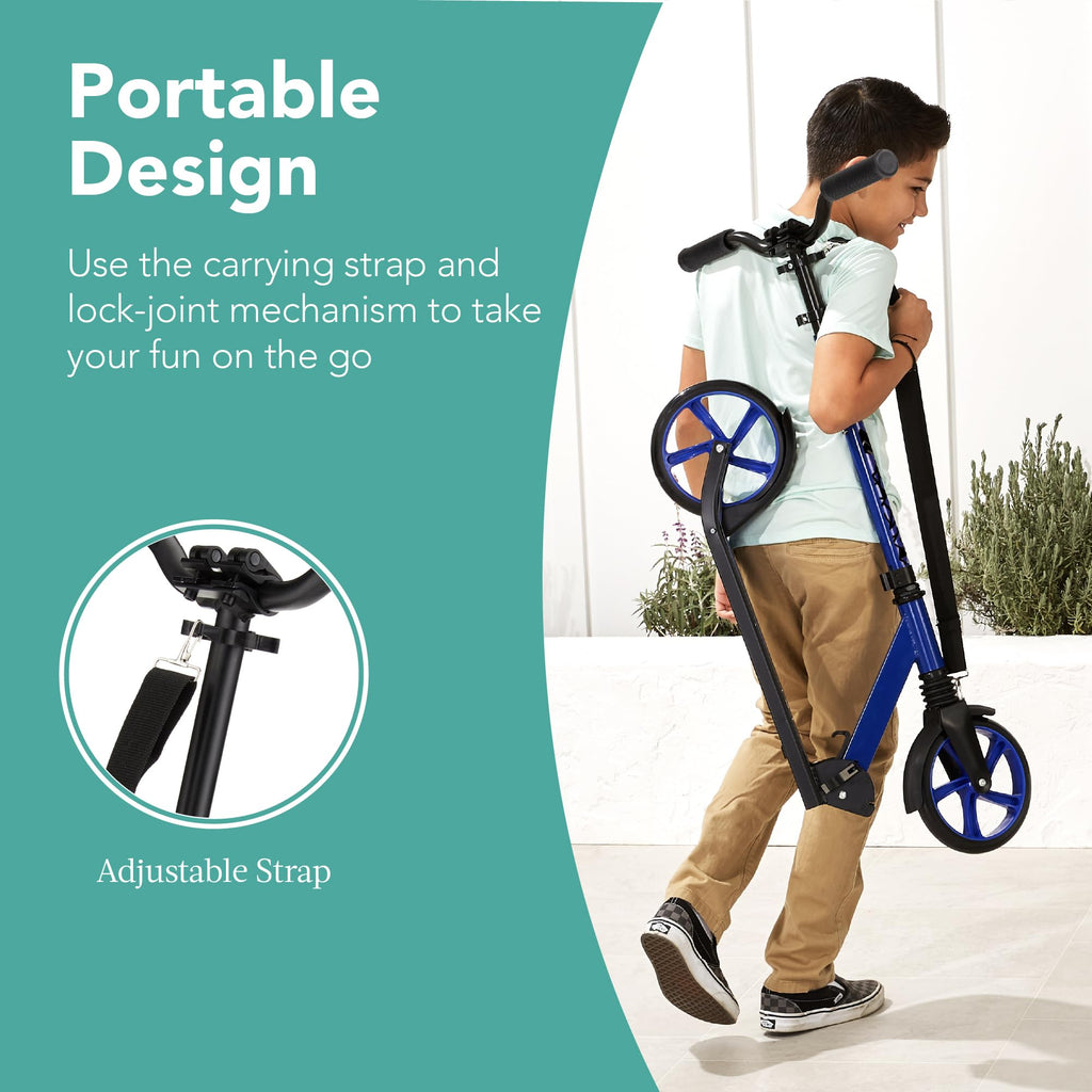 Foldable Large Wheel Kick Scooter with Suspension O5561
