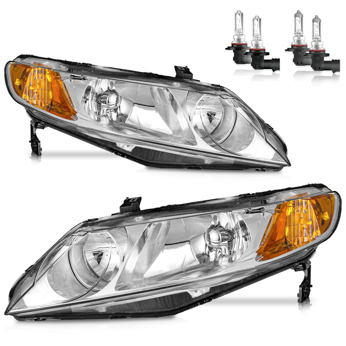 Headlights for Honda Civic 4-Door P87622