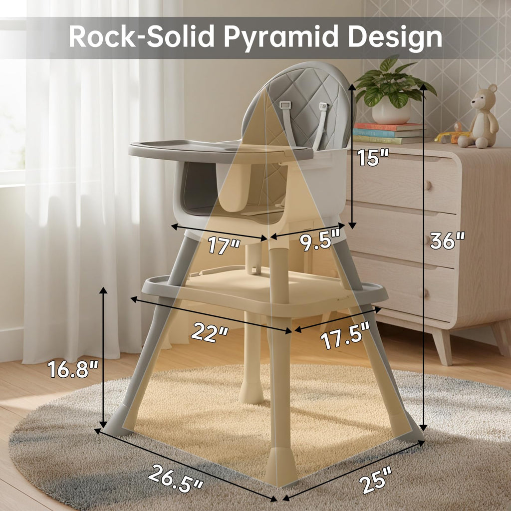 6-in-1 Convertible Baby Highchair P610