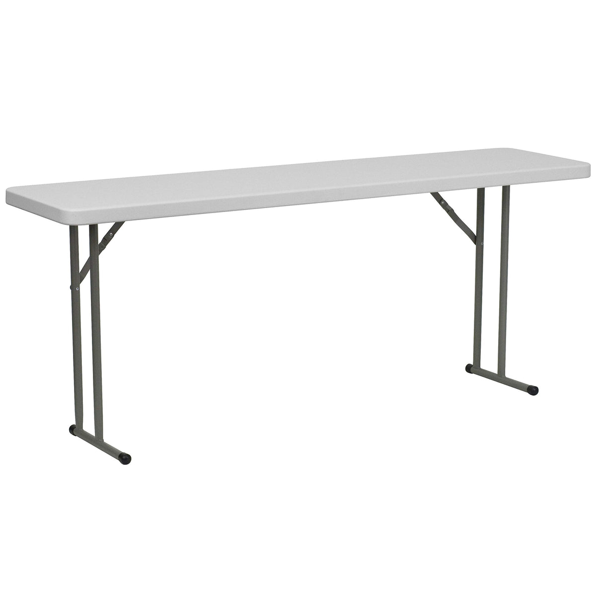 15 Pack 6-Foot Granite White Plastic Folding Training Table G88564