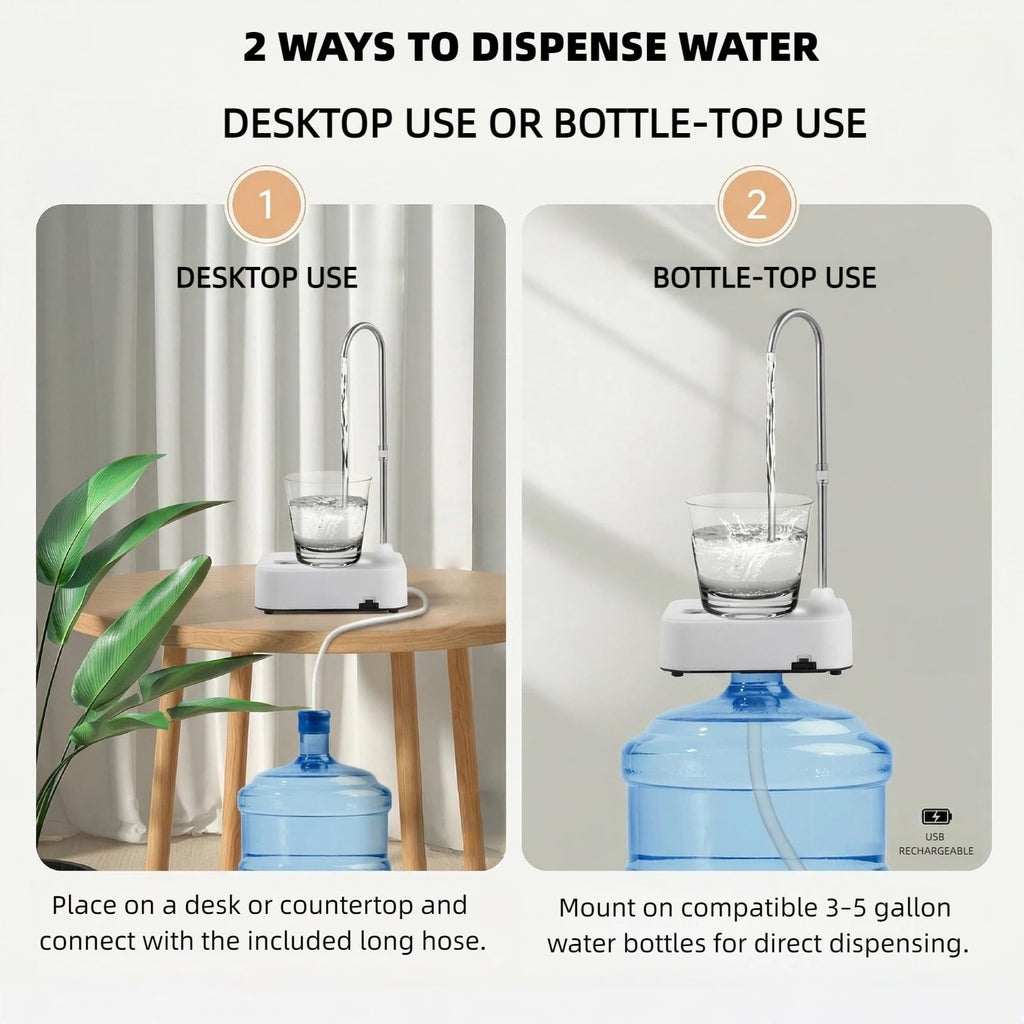 Electric Desktop Water Dispenser Pump for 5 Gallon Bottle E446712