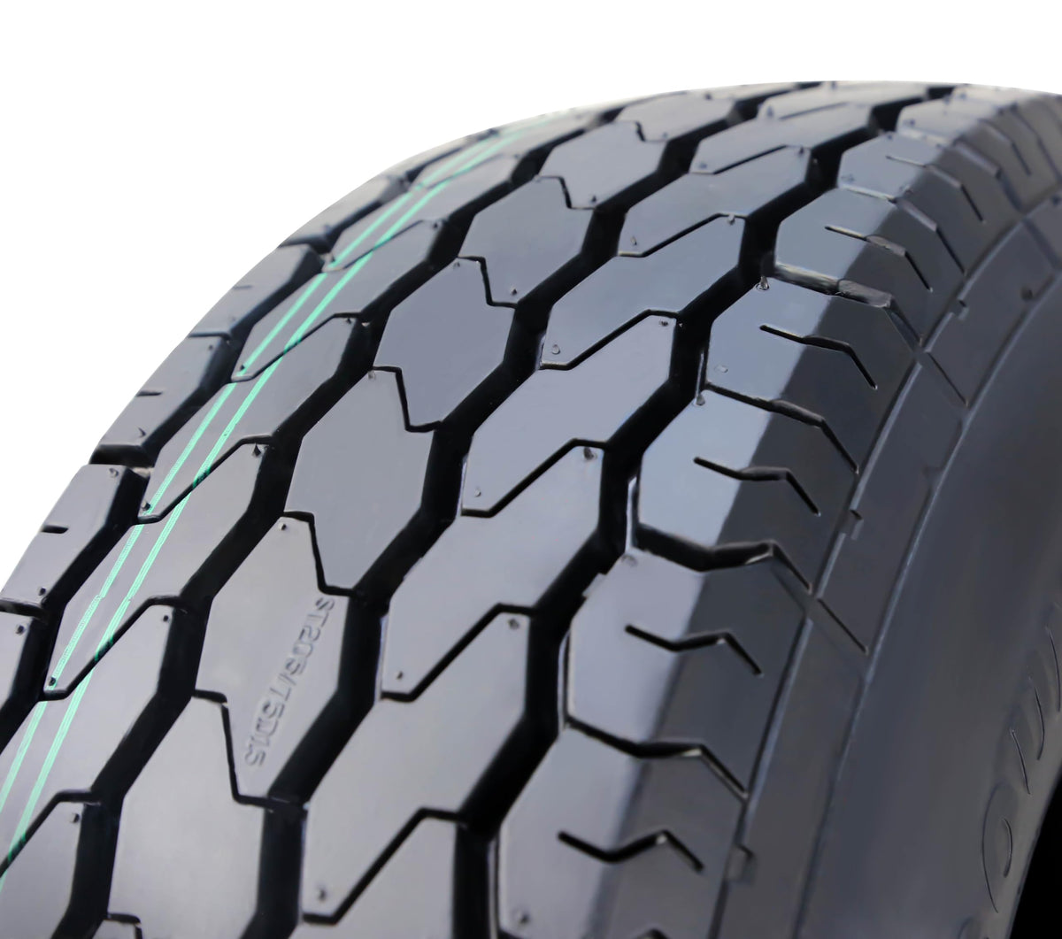 Trailer Tire Wheel ST205/75D15 6PR 101L 5X4.5 White Spoke Pk2 X247082