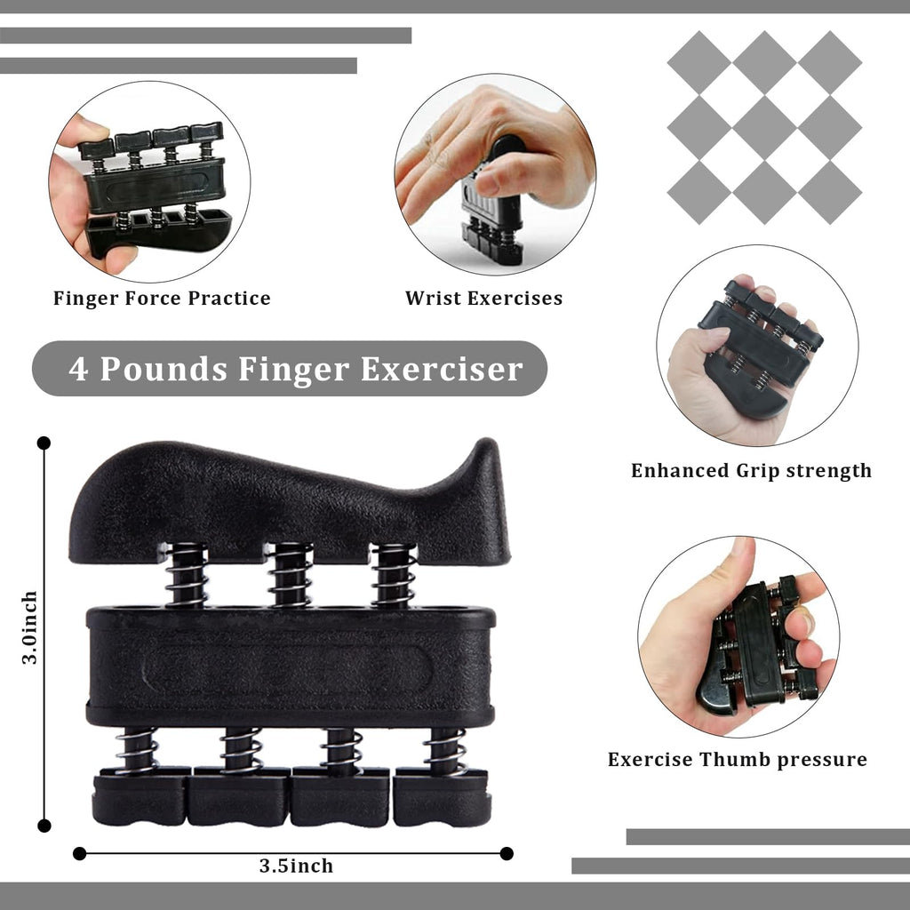 5 Pack Adjustable Hand Grip Strengthener J31873
