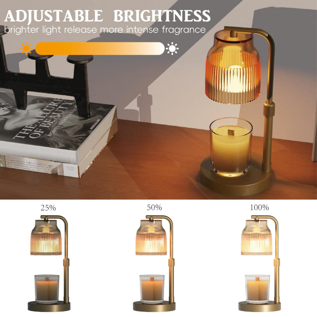 Candle Warmer Lamp with Timer Dimmer Adjustable Height H731