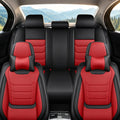 Black Red Seat Covers Full Set R347