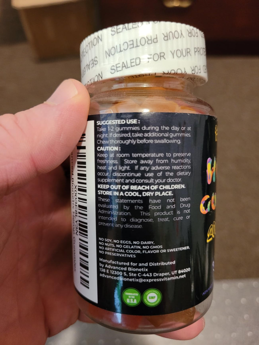 Hemp Gummies 60 Count Q858