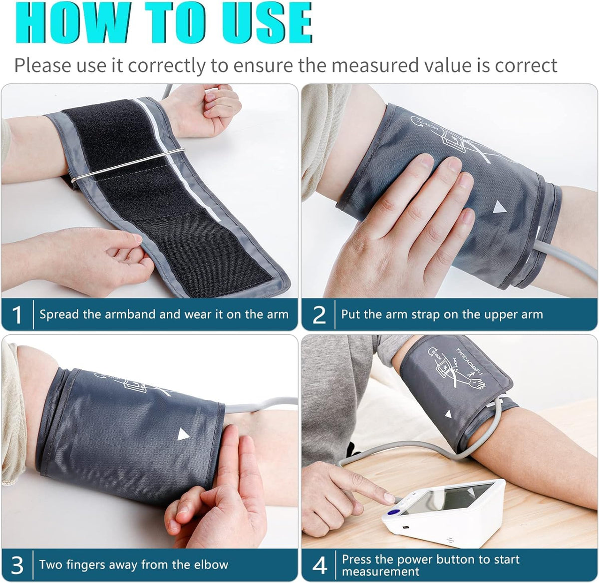 Blood Pressure Monitor 2 Cuff Sizes W73316