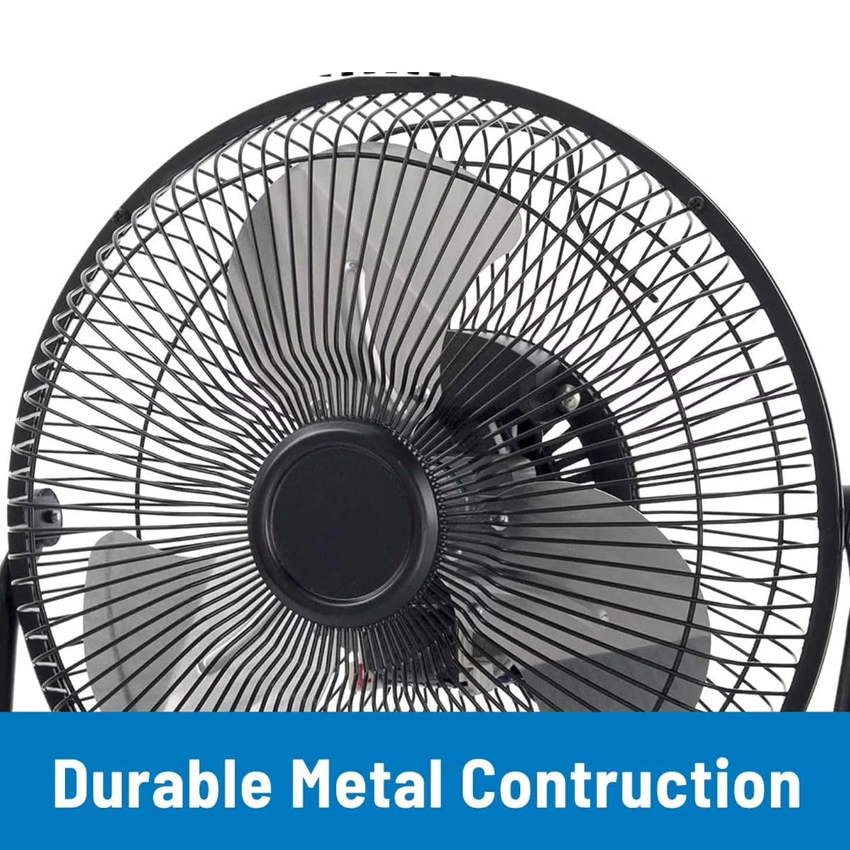 8 Inch 3-Speed High Velocity Metal Floor Fan I603626
