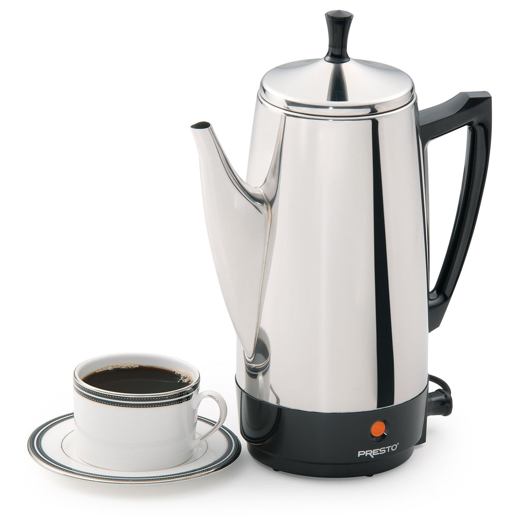 Stainless Steel 12-Cup Electric Coffee Percolator O289