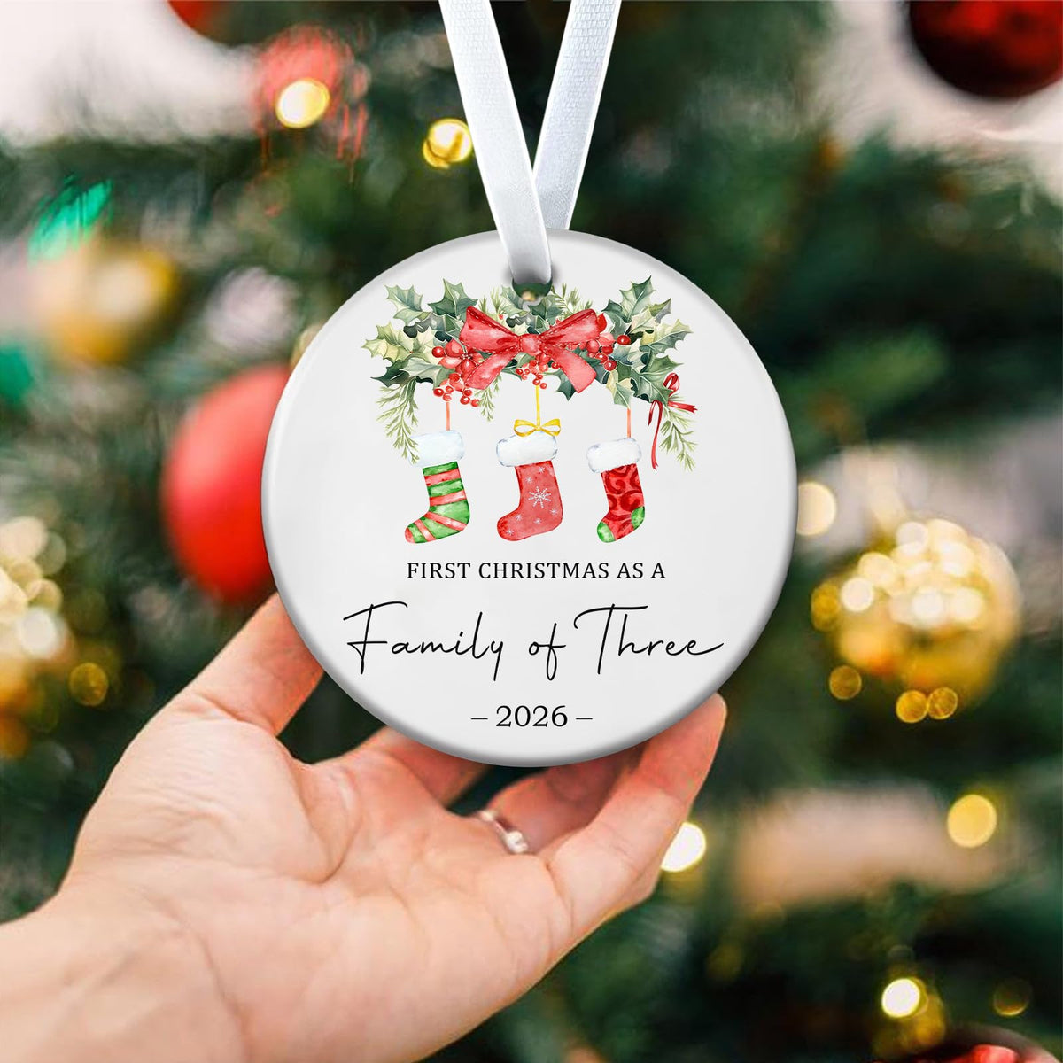 Baby First Christmas Ornaments 2026 V94619