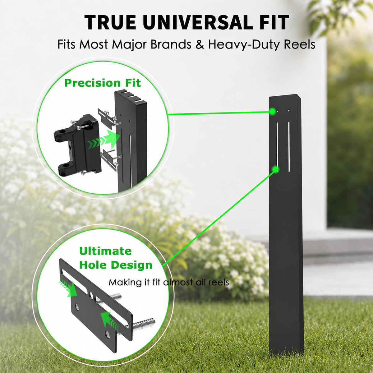 Retractable Garden Hose Reel Mounting Post A2991