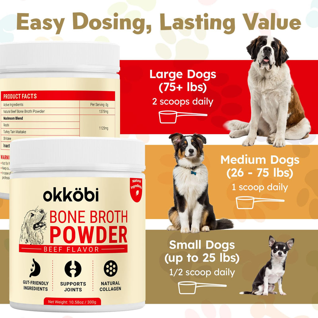Beef Bone Broth Powder for Dogs J901