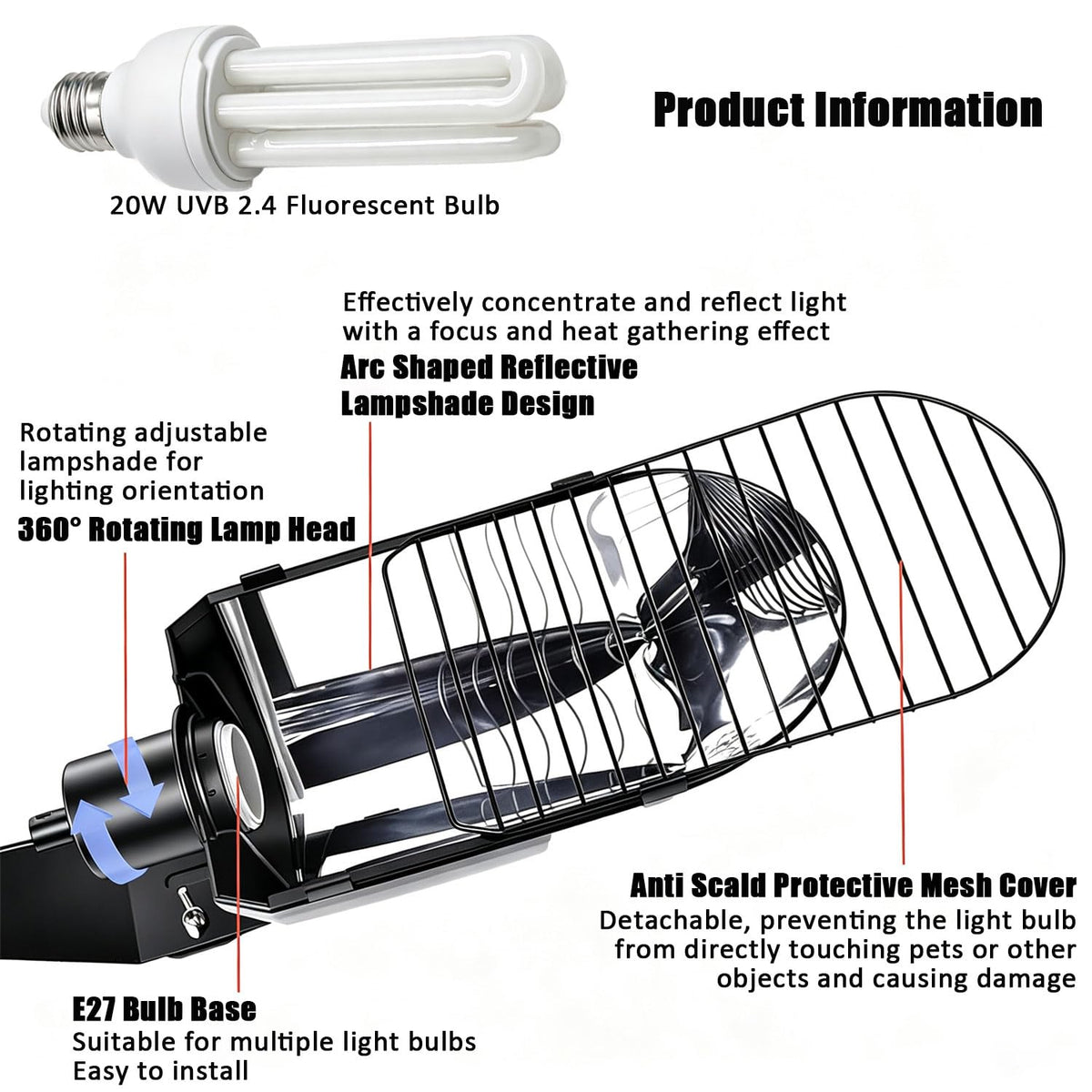 Bird Cage Light Fixture Combo Kit with Bulb H339