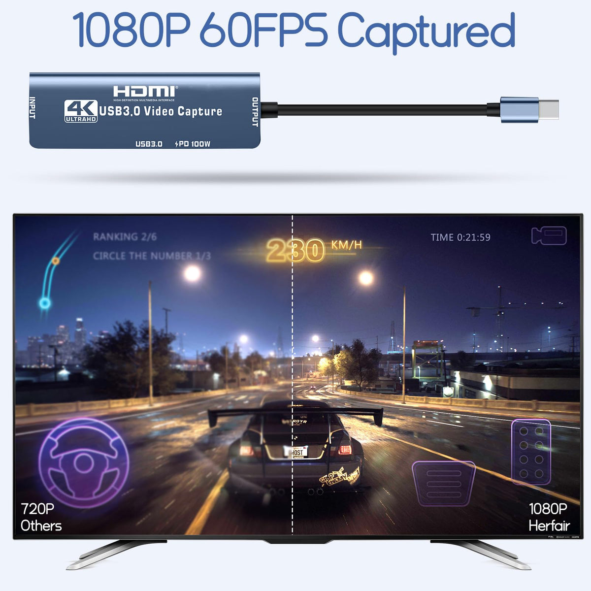 4K HDMI to USB Capture Card M1320