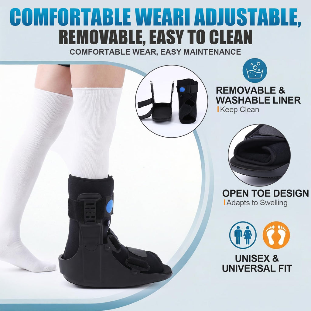 Inflatable Walker Fracture Boot with Replacement Sock Liner (Medium) F866404