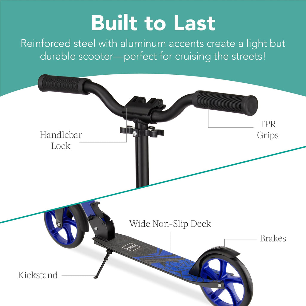 Foldable Large Wheel Kick Scooter with Suspension O5561
