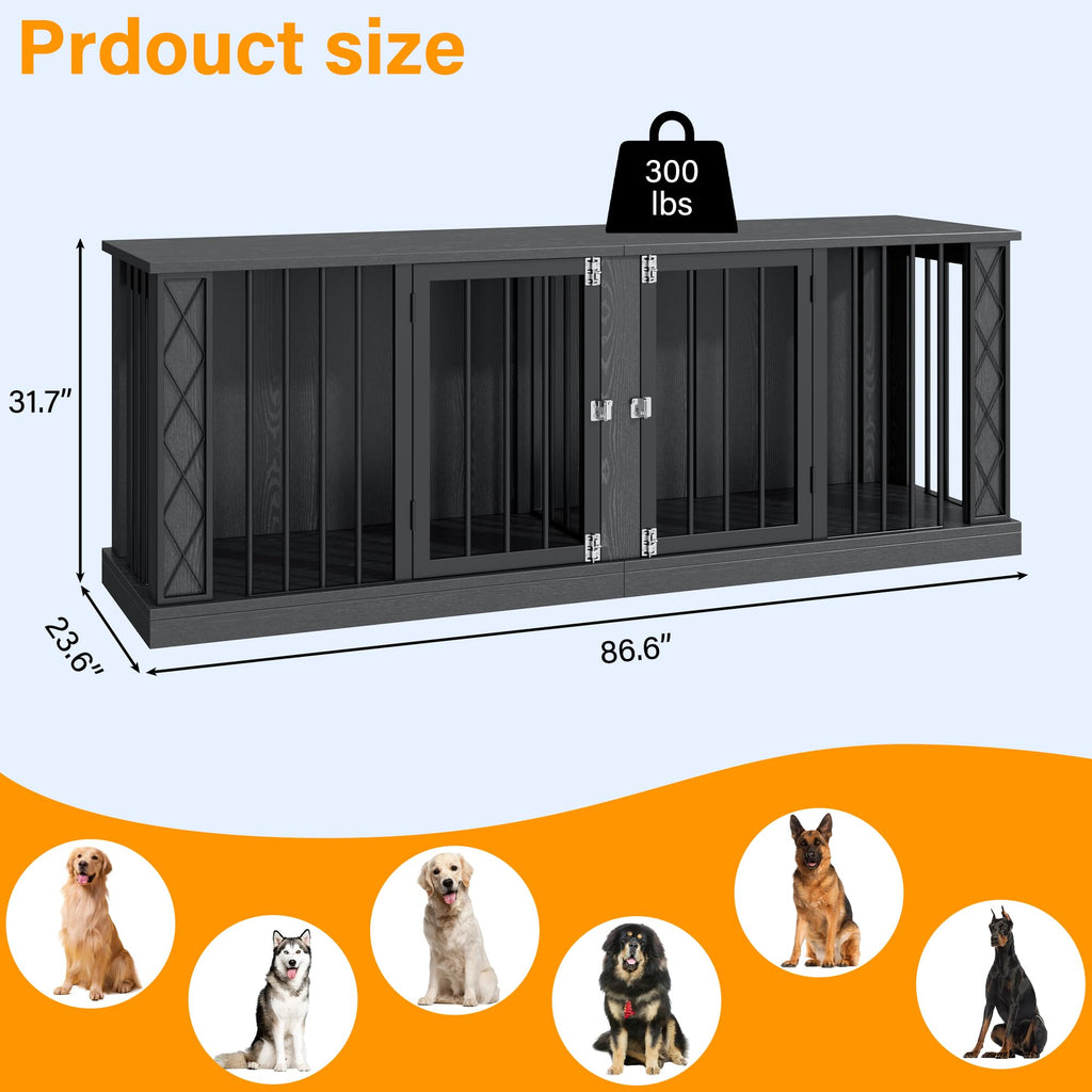 Large Heavy Duty Dog Crate Furniture Y330524
