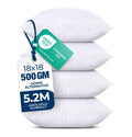 18x18 Decorative Pillow Inserts Set of 4 W3994