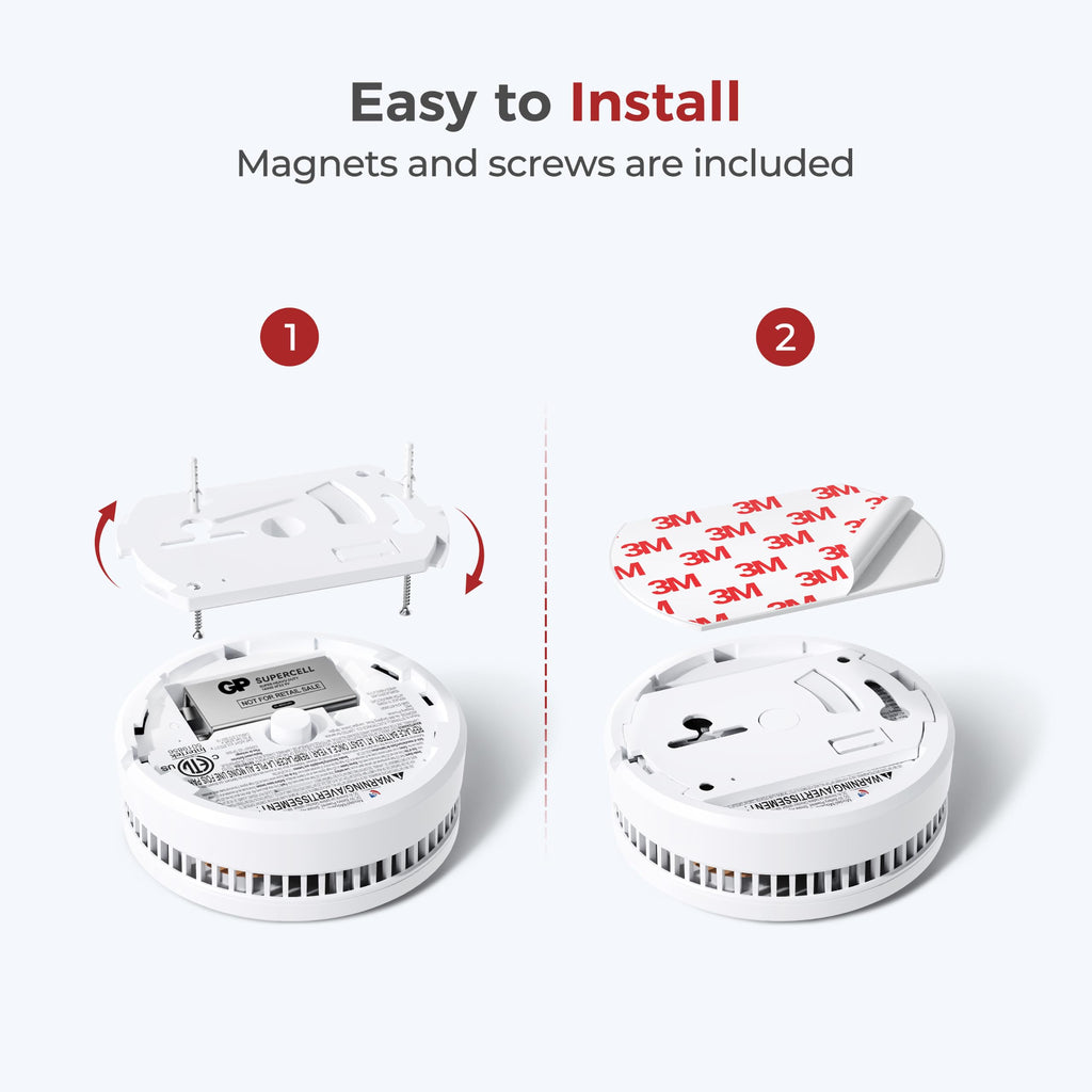 Smoke Detectors Replaceable Battery 1pack B6474