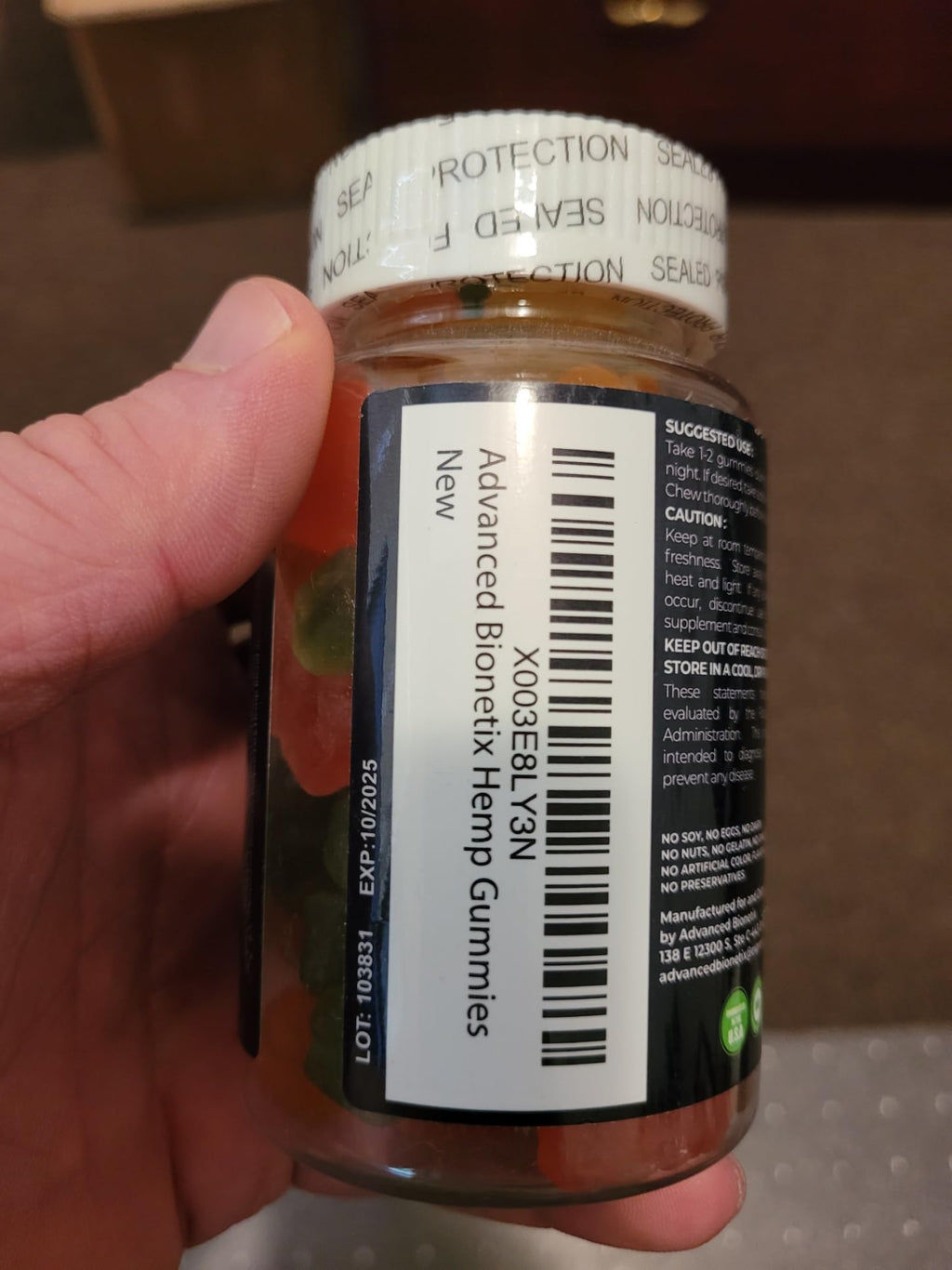 Hemp Gummies 60 Count Q858