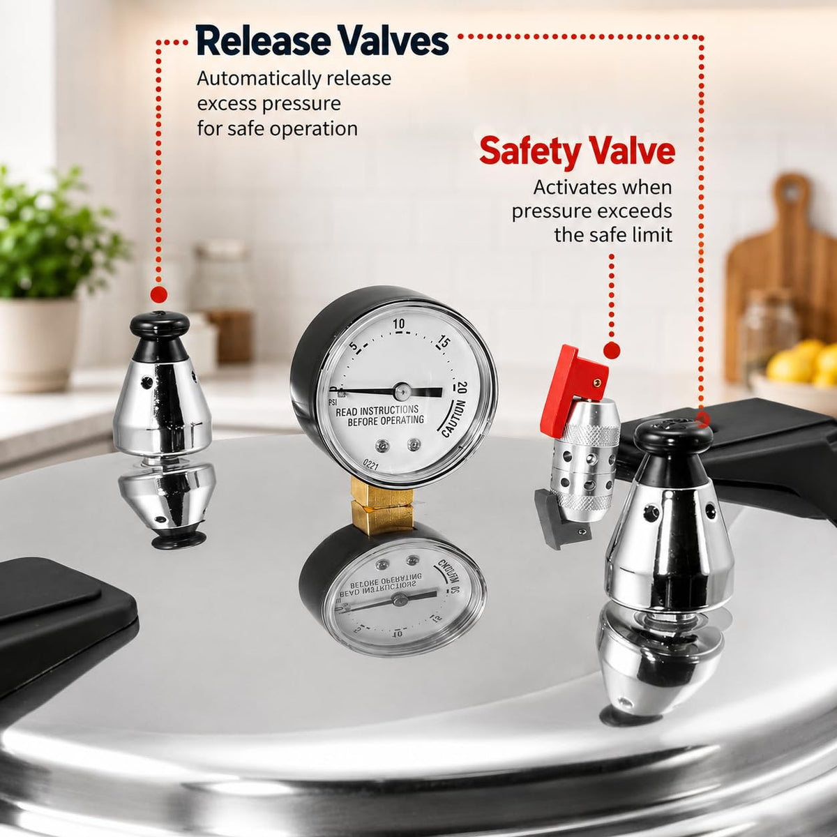23 Qt Aluminum Pressure Cooker & Canner L7447
