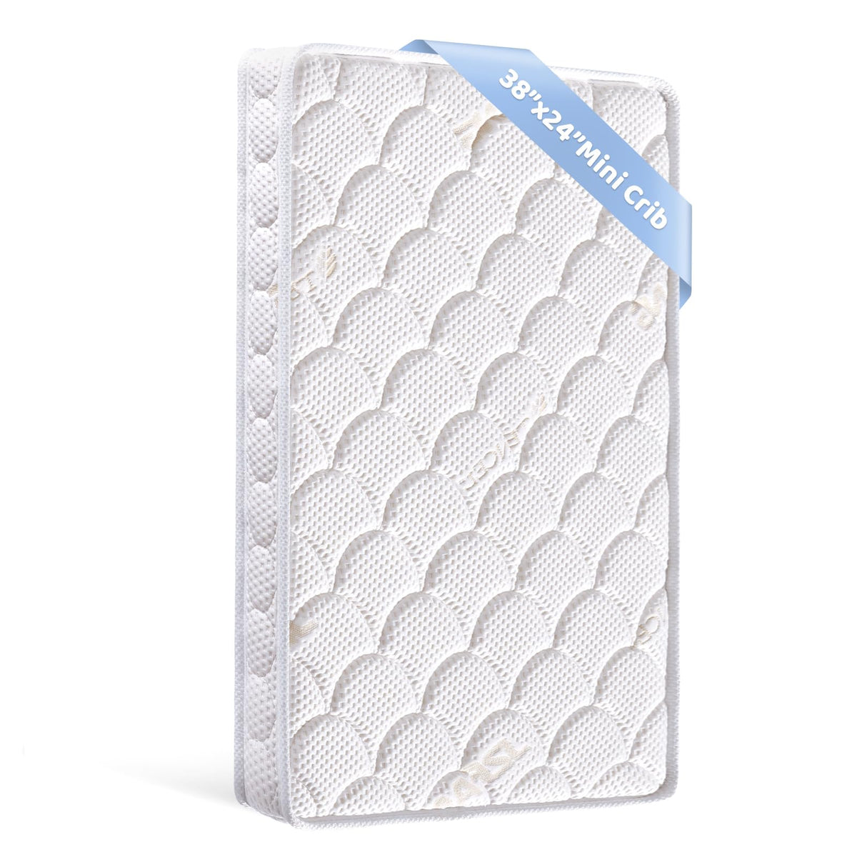 Mini Crib Mattress 38x24x4 Inch Dual Sided Firm Support Comfort Foam X7197