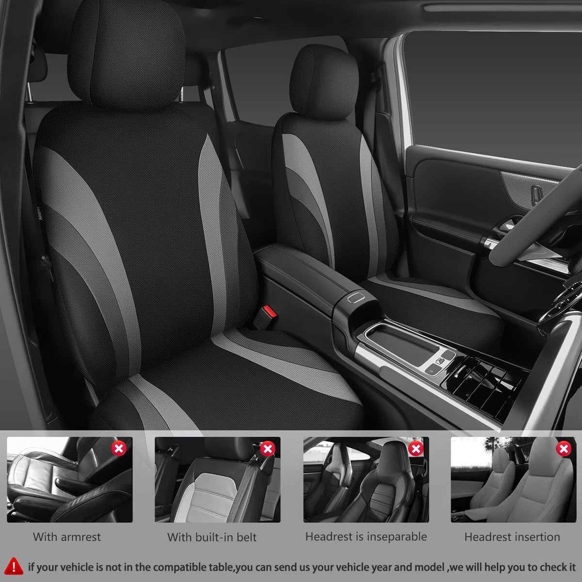 EVA Waterproof Car Seat Covers Full Set E970713