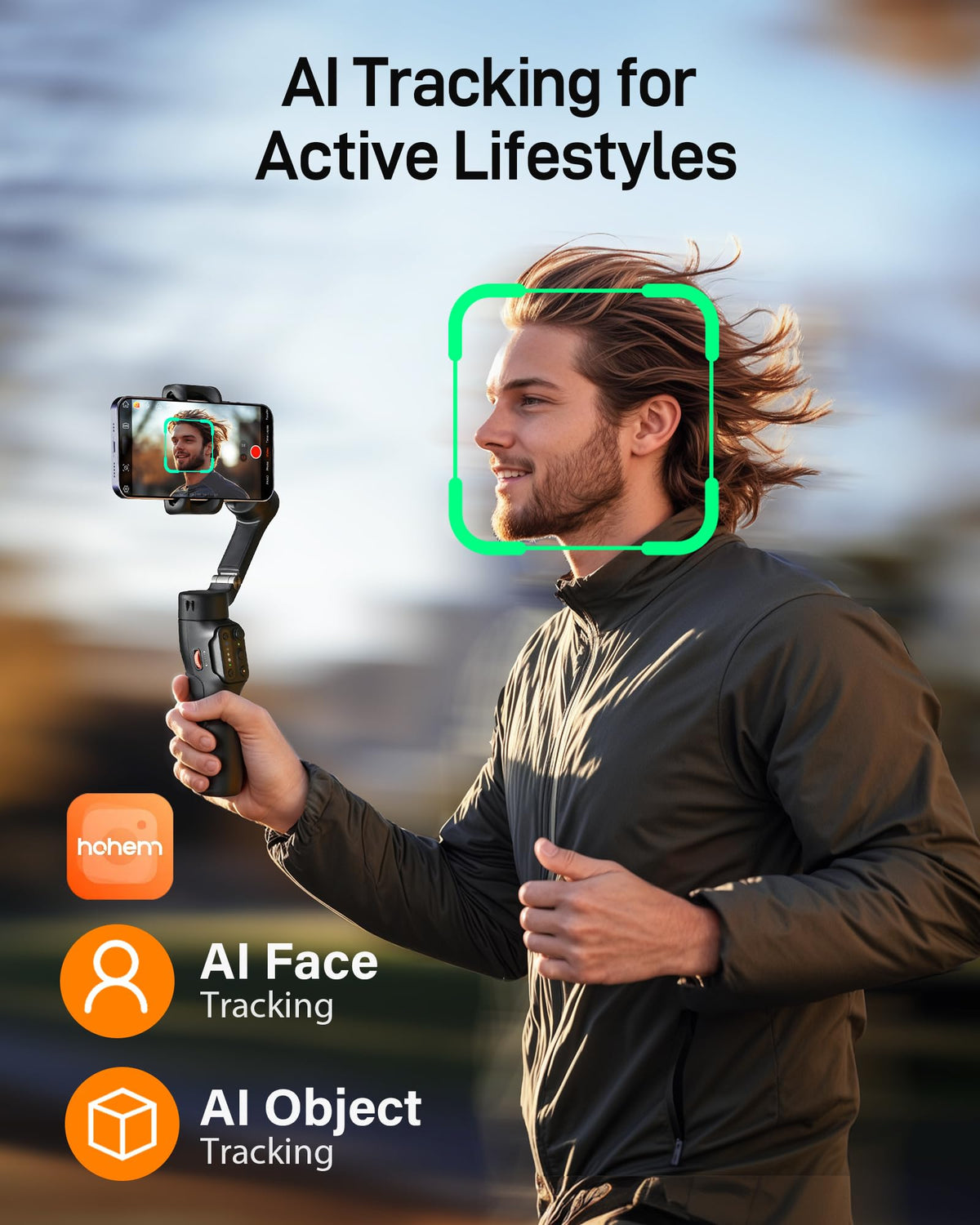 Black 3-Axis Gimbal Stabilizer E3685