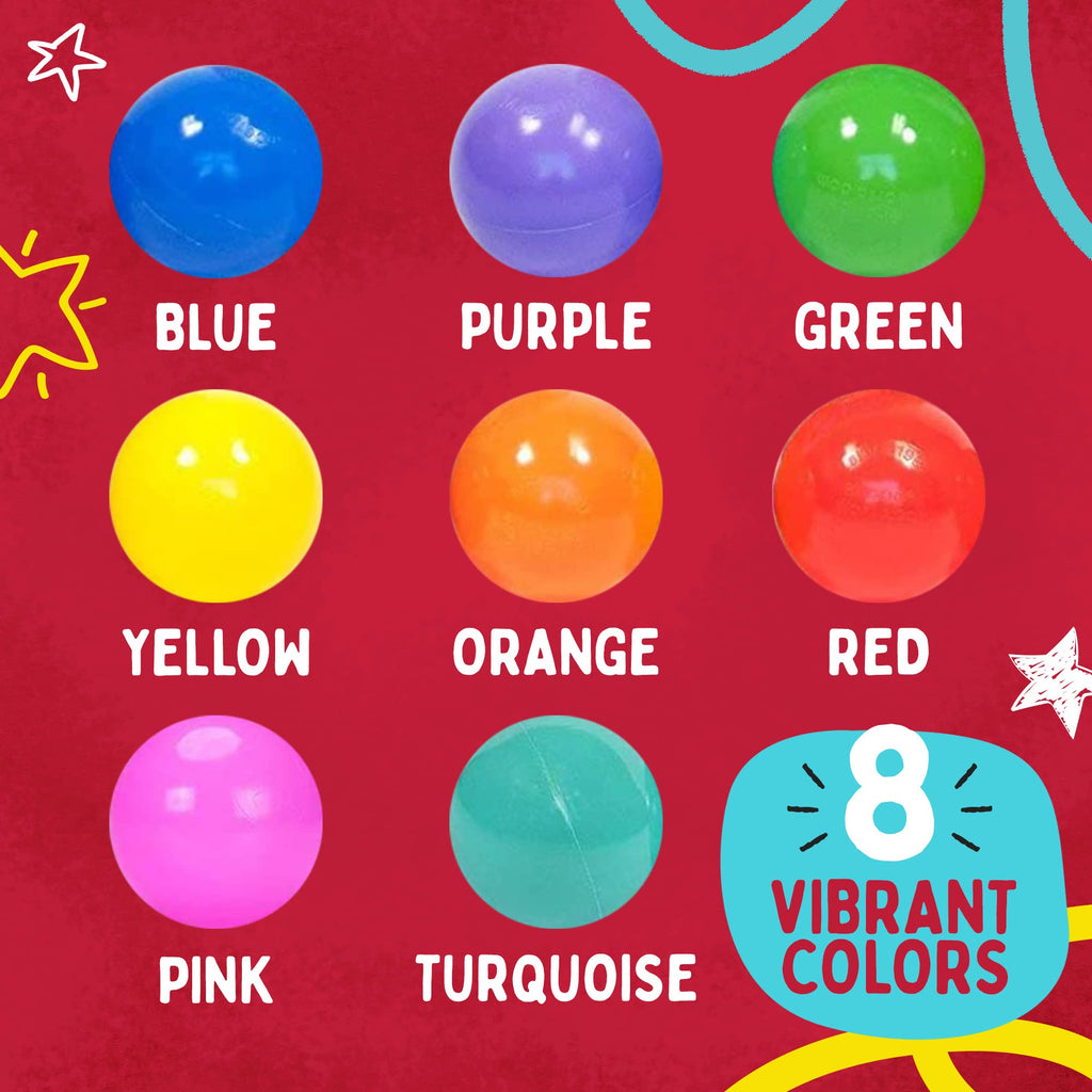 200 Count Plastic Ball Pit Balls G138