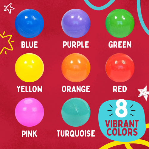 200 Count Plastic Ball Pit Balls G138