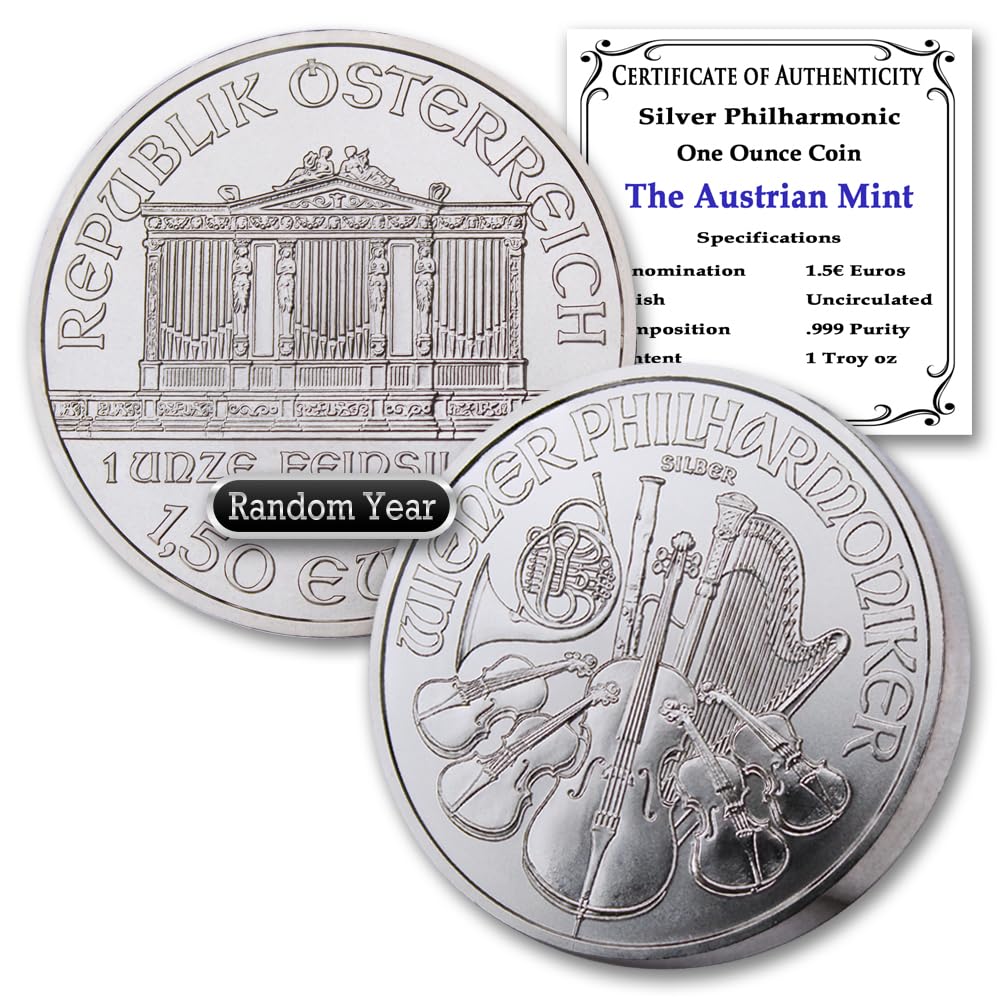 1 oz Austria Silver Vienna Philharmonic Coin S75818