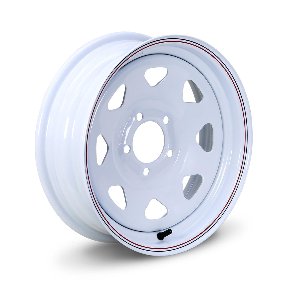 Trailer Tire Wheel ST205/75D15 6PR 101L 5X4.5 White Spoke Pk2 X247082