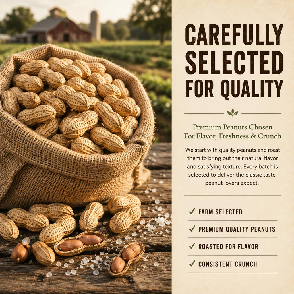 Roasted Salted Peanuts In Shell 4 LB J6223