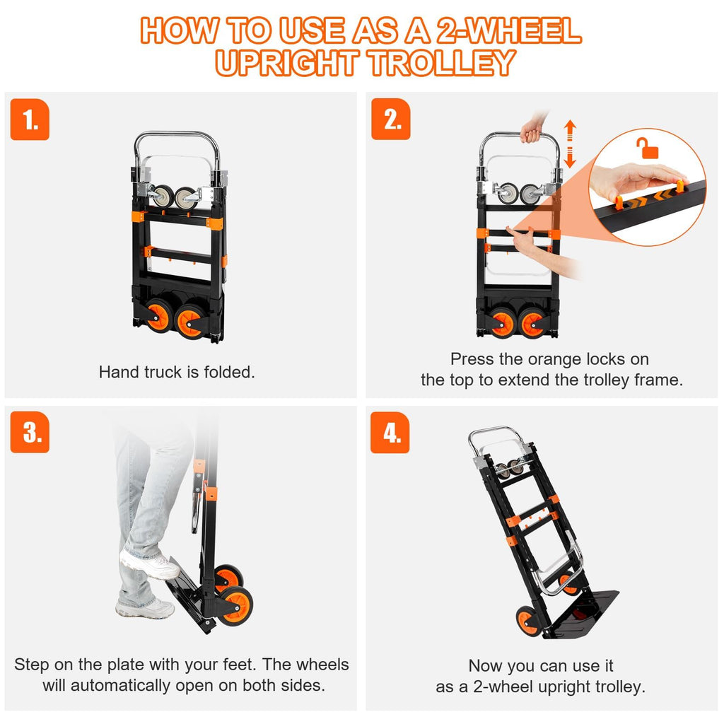 3-in-1 Folding Hand Truck Dolly E37537