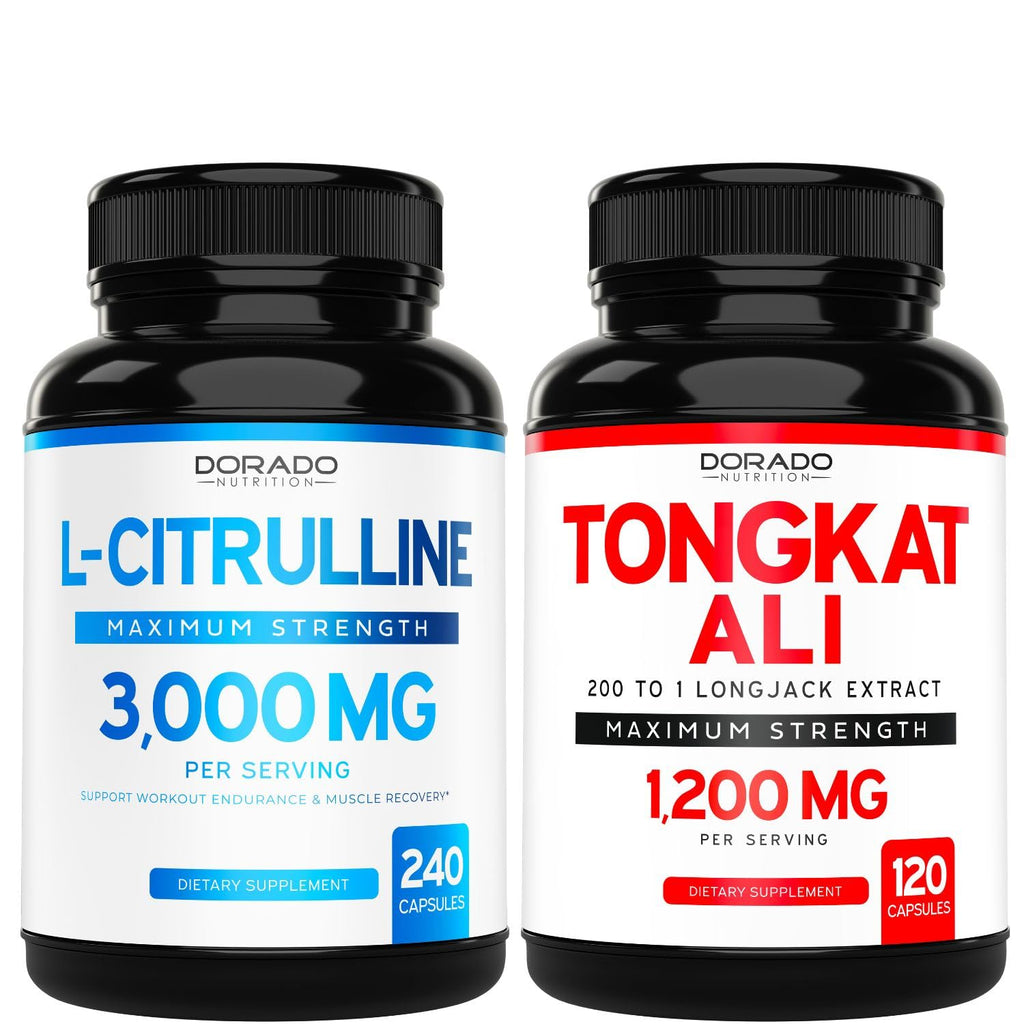 L Citrulline 3000mg & L Arginine Nitric Oxide Supplement 120 Count A2541