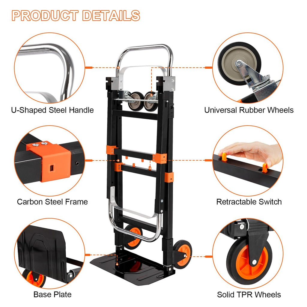 3-in-1 Folding Hand Truck Dolly E37537