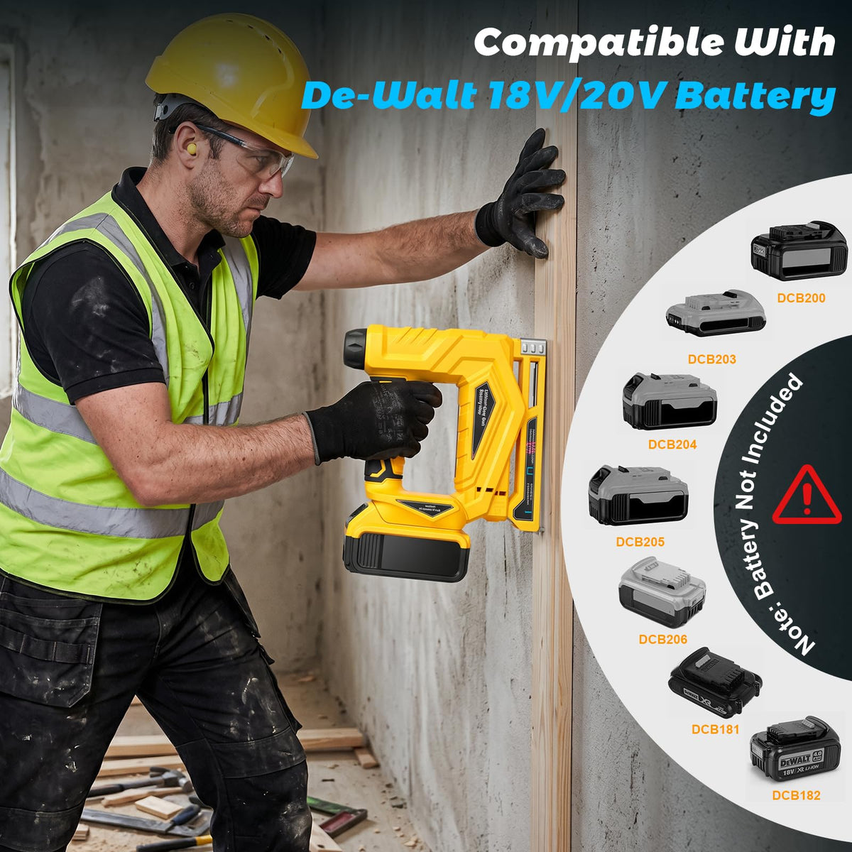 18 Gauge Cordless Brad Nailer and Narrow Crown Stapler M901