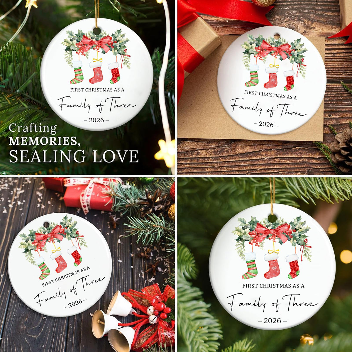 Baby First Christmas Ornaments 2026 V94619
