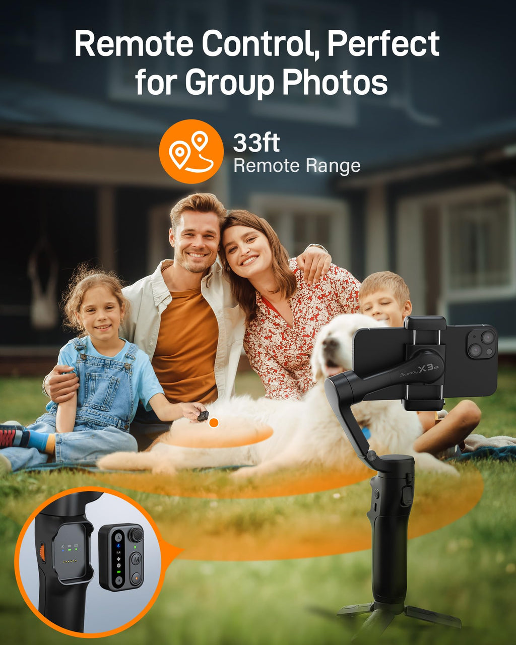 Black 3-Axis Gimbal Stabilizer E3685