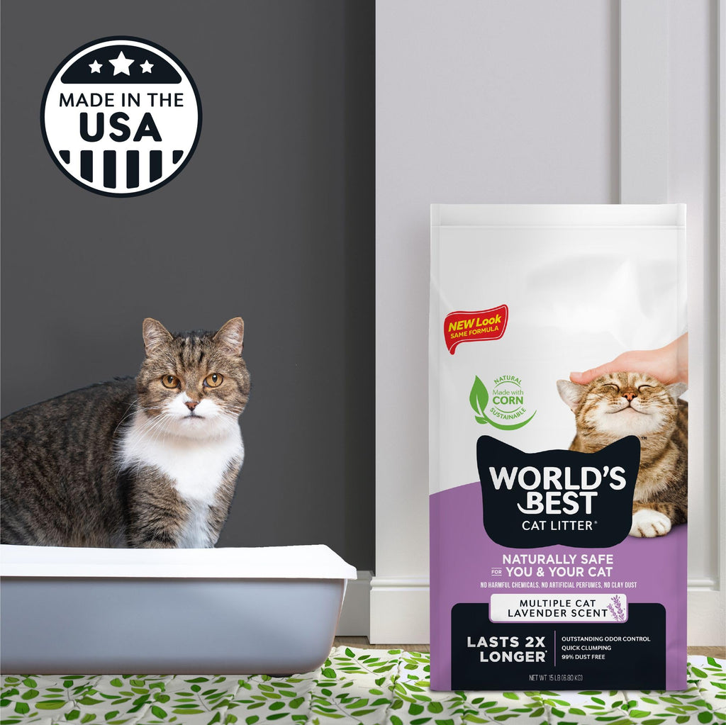 Lavender Cat Litter 15 lb Bag H60151