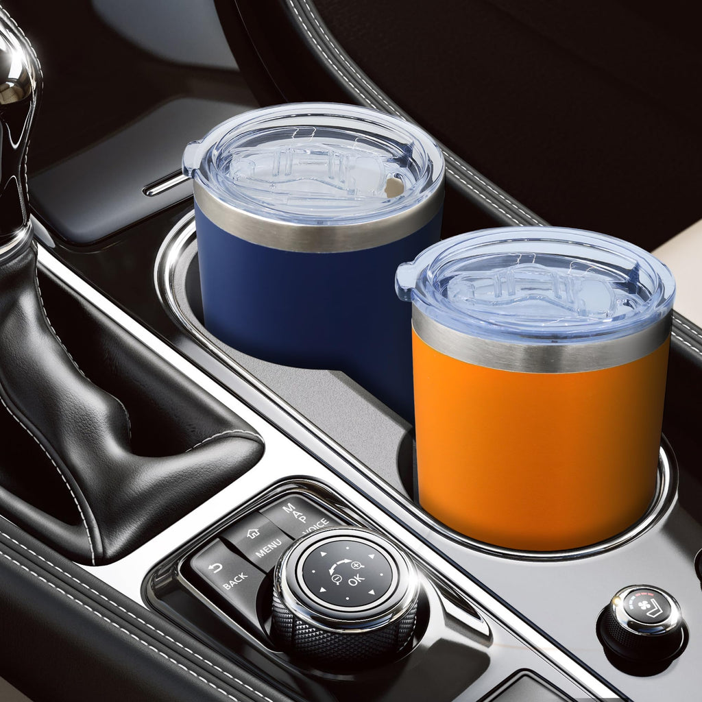 20oz Insulated Stainless Steel Tumbler with Lid Navy Z863891