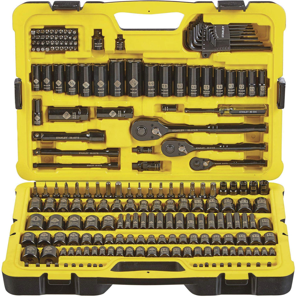 Black Chrome Mechanics Tool Set 229 Pieces F9278