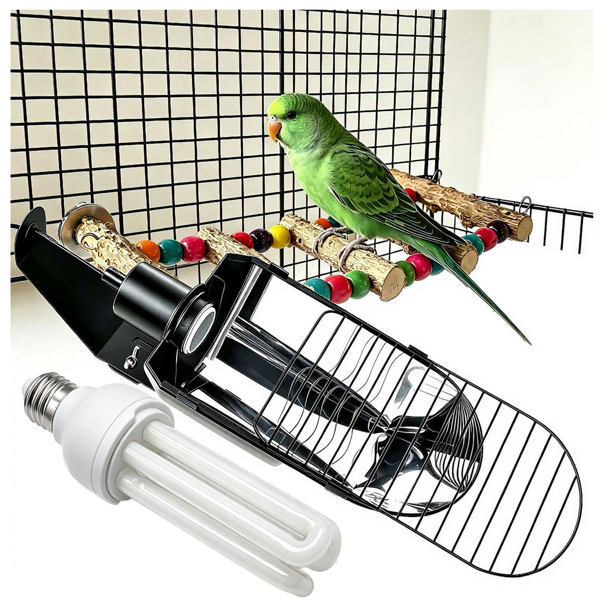 Bird Cage Light Fixture Combo Kit with Bulb H339