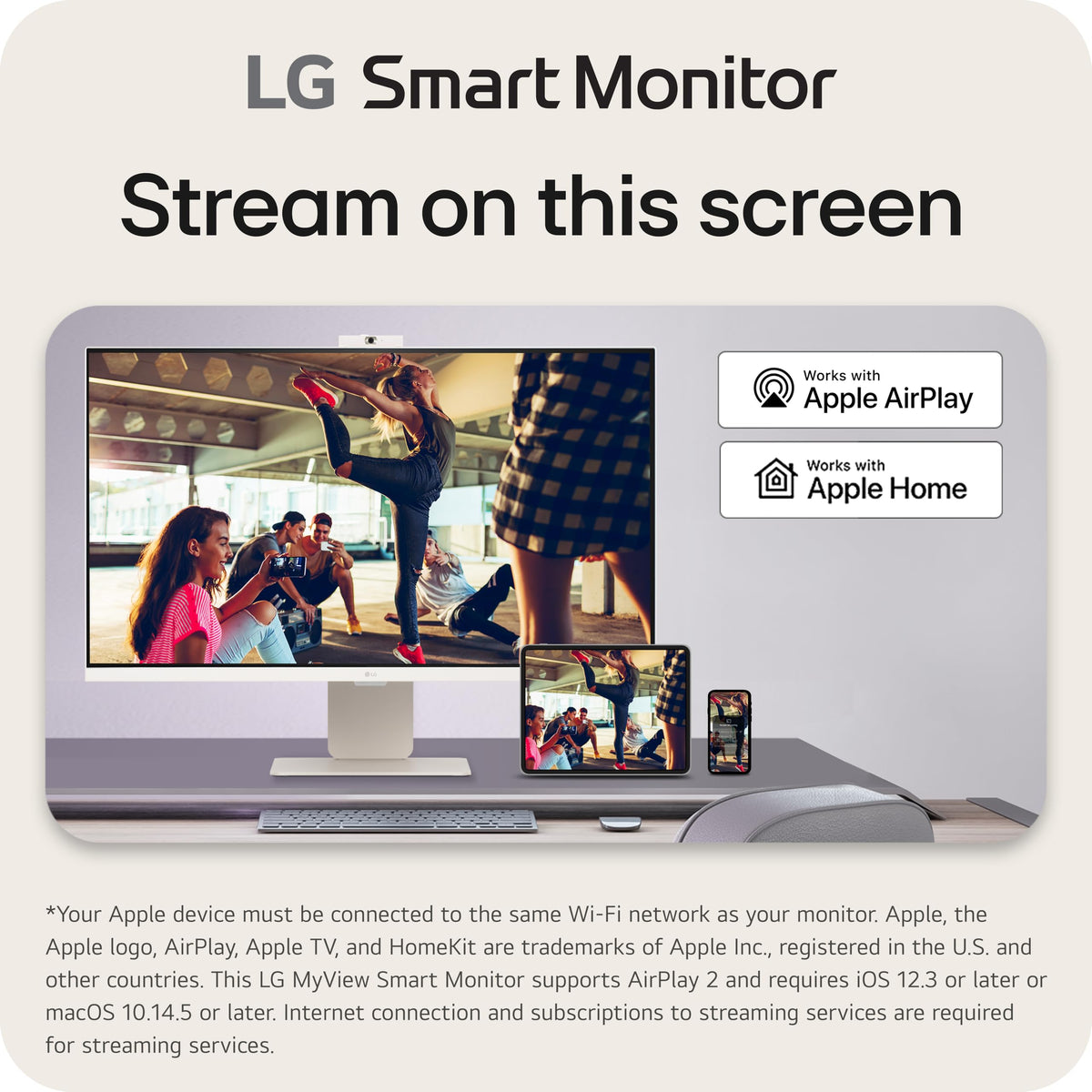 32-inch 4K UHD IPS White Smart Monitor L341