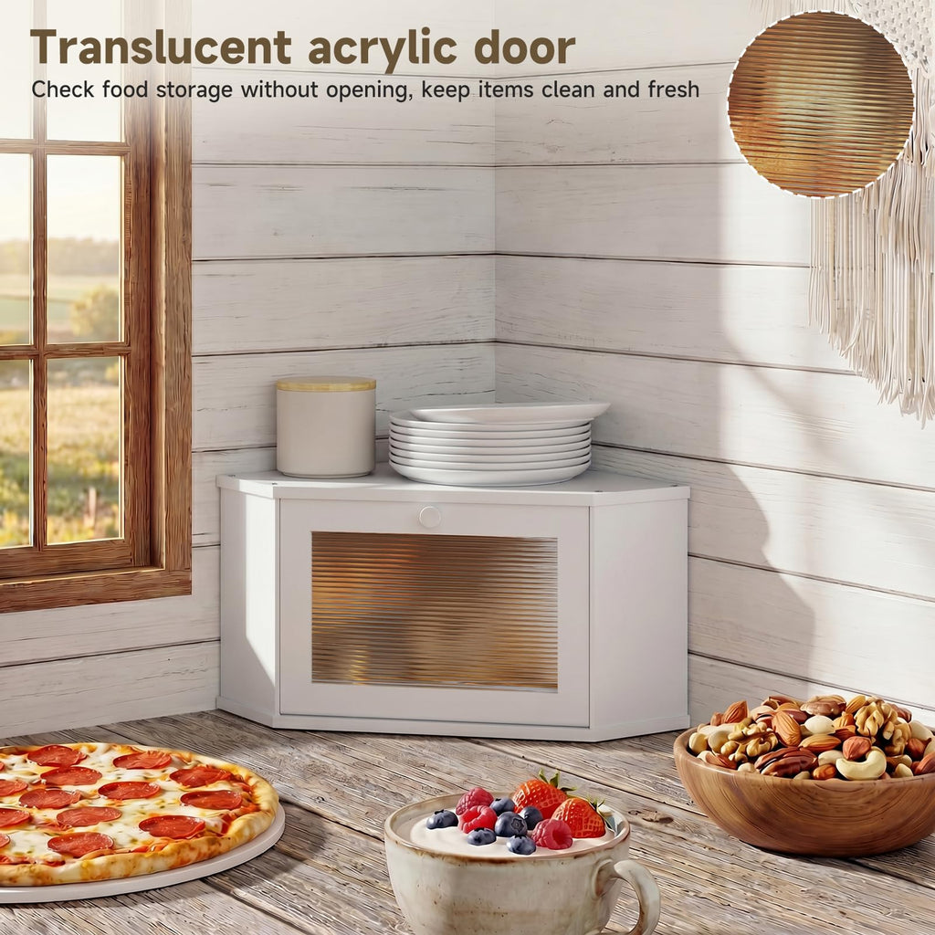 White Medium Bread Box R76921