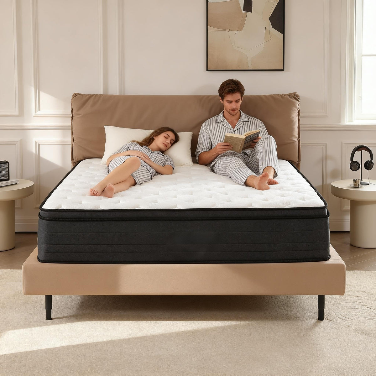 Full Size 10 Inch Hybrid Mattress with Gel Memory Foam & Pocket Springs C681944