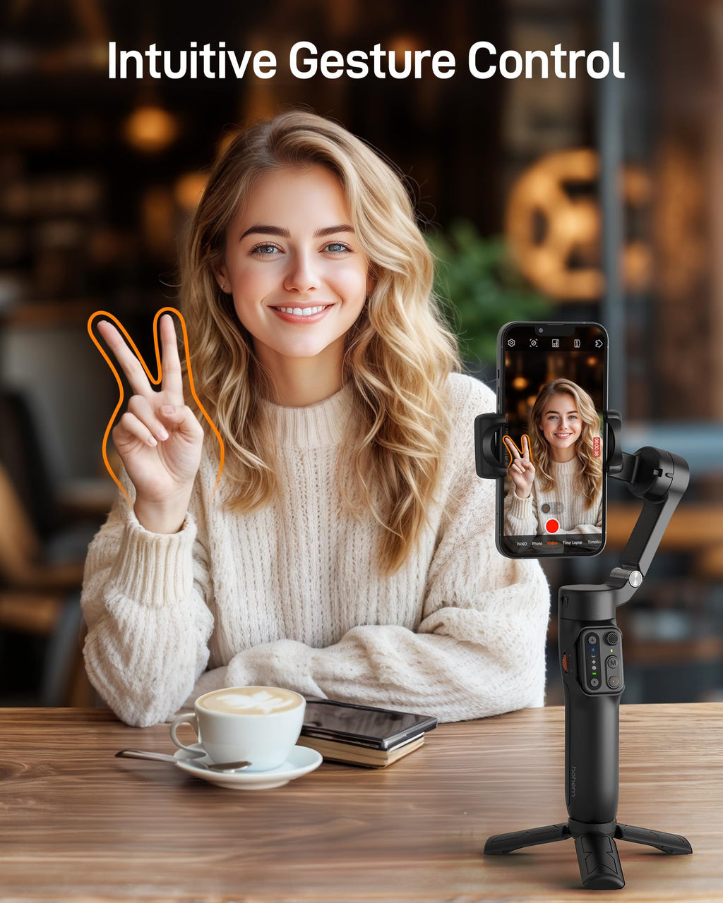Black 3-Axis Gimbal Stabilizer E3685